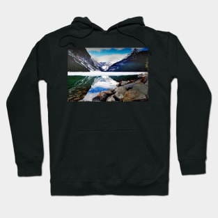 Lake Louise Victoria Glacier Alberta Canada Hoodie